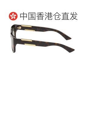 香港直邮Bottega Veneta 葆蝶家 男士 棕色 Ribbon 太阳镜 BV1453