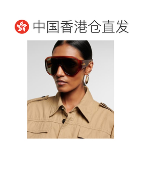 1h可退 香港直邮Bottega Veneta 葆蝶家 女士 Scudo 防护罩太阳眼