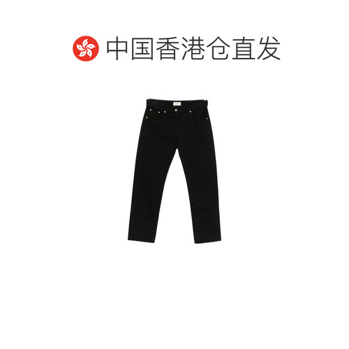 香港直邮The Row 女士 ROW MAIN 黑色牛仔裤 10902W504直筒裤 - 图1