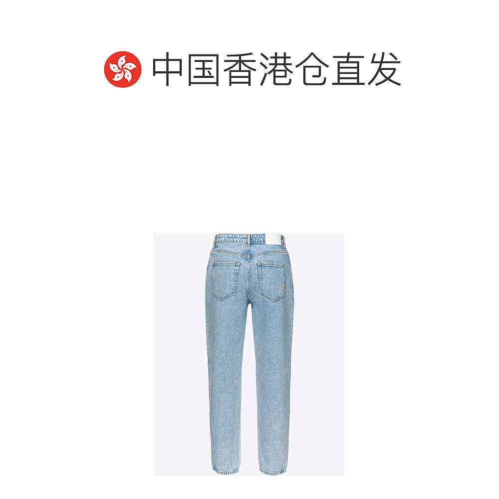 香港直邮Pinko logo标识牛仔裤 100379A1MS - 图1