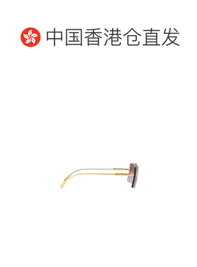 1h可退 香港直邮versace 范思哲 女士 Eyewear 矩形框太阳镜 VE22