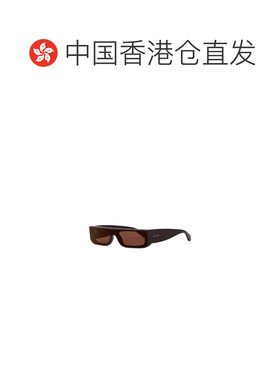 Alaia 矩形面罩太阳镜 AA4E7009S001