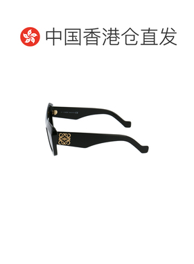 1h可退 香港直发LOEWE罗意威女士黑色太阳镜潮流复古质感风尚LW40