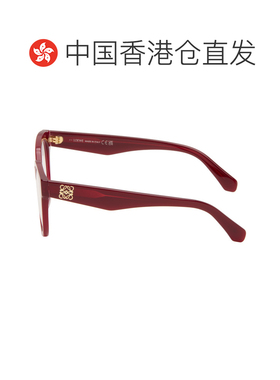 香港直邮LOEWE 罗意威 女士 红色 Anagram 眼镜 LW50114I50066SHI