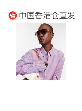 香港直邮LOEWE 罗意威 女士 飞行员太阳眼镜 metal金属色 舒适时