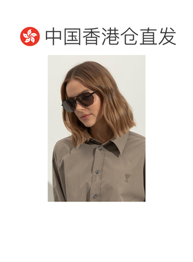 香港直邮JACQUEMUS 女士太阳镜 JAC670C2SUN CO 黑色 Sunglasses