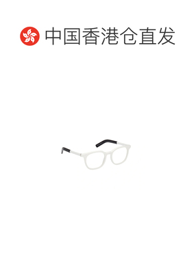 香港直邮MONCLER 男士太阳镜 ML5207021 SS2024 白色 徽标平光镜