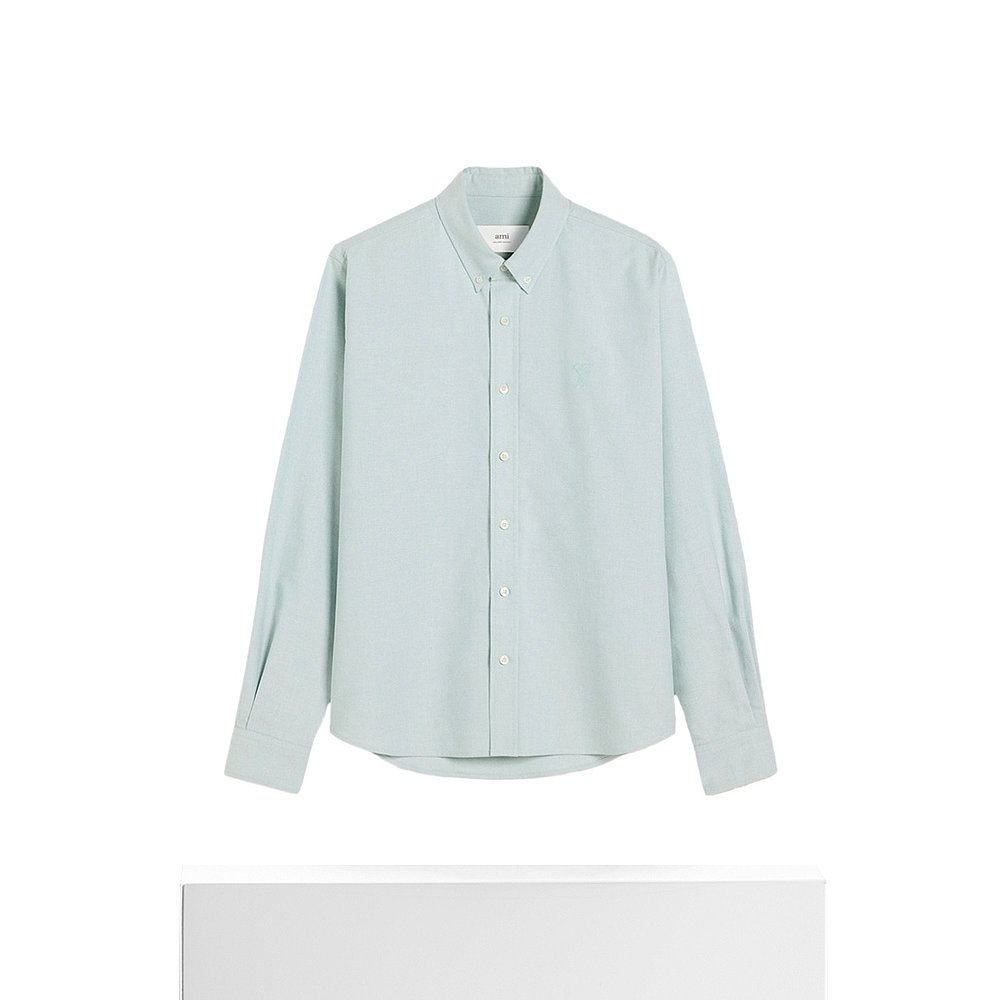香港直邮Ami Paris 长袖衬衫 USH060CO0031.4 - 图3