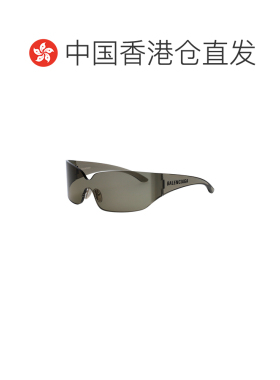 香港直邮BALENCIAGA 男士太阳镜 BB0421S002 SS2026 灰色 BB0421S