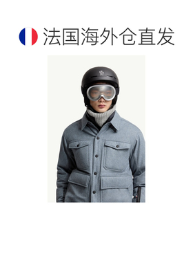 自营欧洲直邮Moncler盟可睐 Snowray银色尼龙滑雪面罩男女通用