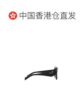 1h可退 香港直邮Prada 普拉达 女士 徽标太阳镜 PR28ZS black黑色