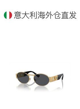 欧洲直邮versace 镜腿镂空椭圆形太阳镜女款范思哲配饰