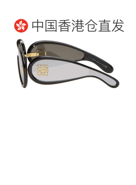 1h可退 香港直邮LOEWE 罗意威 男士 黑色 Wave Mask 太阳镜 LW401