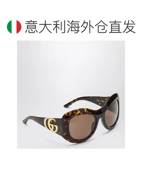 1h可退 欧洲直邮GUCCI 女士眼镜 A0072YJ07402323 AW2026 棕色 Ro