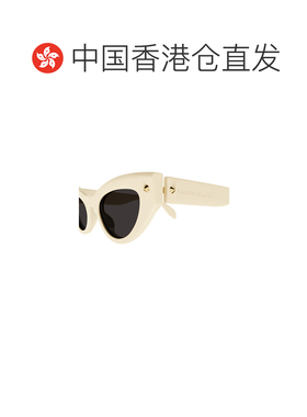香港直邮ALEXANDER MCQUEEN 25FW 徽标太阳镜 Women