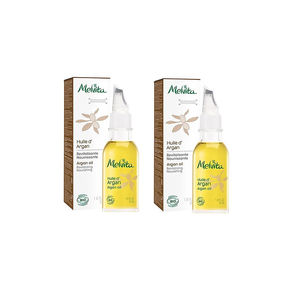 欧洲直邮Melvita蜜葳特莹润摩洛哥坚果仁油50mlx2瓶装滋养阿正品 - 图0
