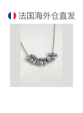 自营欧洲直邮COS 女士银色黄铜吊坠项链首饰