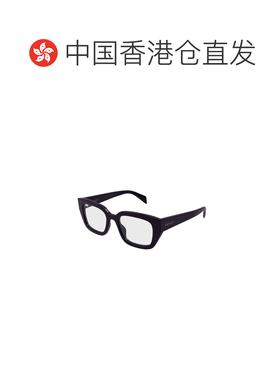 香港直邮GUCCI 女士眼镜 GG2021O004 SS2026 黑色 几何平光镜