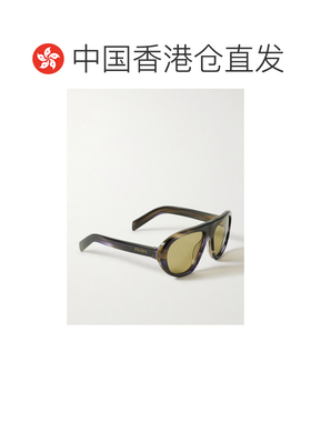 香港直邮Prada 普拉达 女士 大号飞行员醋纤太阳眼镜 0PRC05S23G7