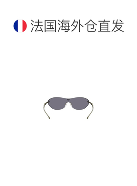 自营欧洲直邮Diesel迪赛 女士绿色金属椭圆形太阳镜
