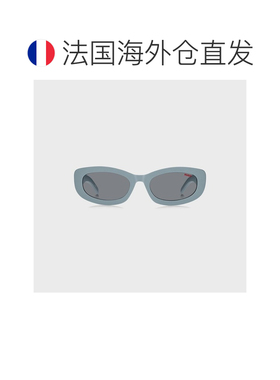 自营欧洲直邮HUGO BOSS雨果HUGO RED镜腿带徽标的蓝色太阳镜
