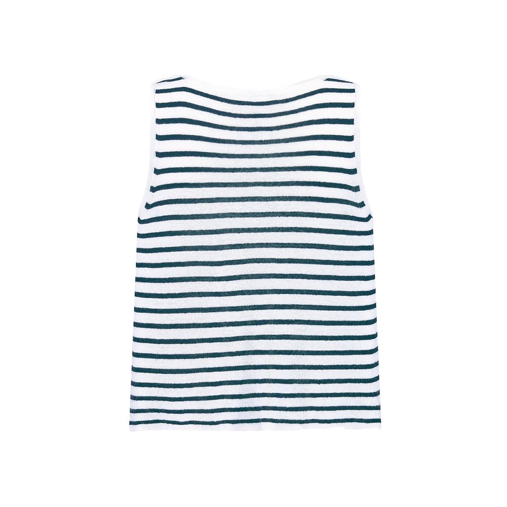 香港直邮Dior 条纹背心 544T16A7036 - 图0