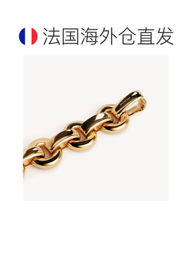 自营欧洲直邮Balenciaga巴黎世家 Eisa女士金色黄铜锁骨链