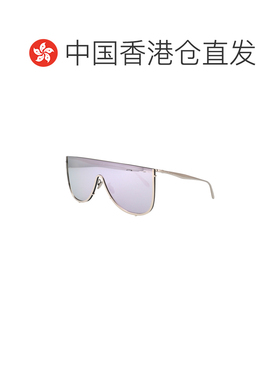1h可退 香港直邮ALAIA 女士太阳镜 AA0094S002 SS2026 银色 AA009