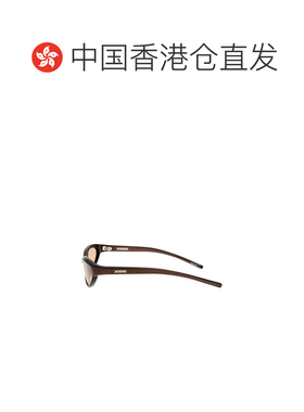 香港直邮Jacquemus 女士 棕色银色琥珀醋纤太阳眼镜 JAC134C4SUNB