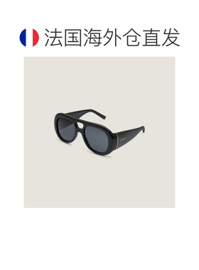 自营欧洲直邮Givenchy纪梵希 Bold女士黑色醋酸酯飞行员太阳镜
