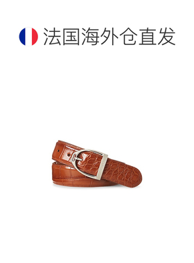 自营欧洲直邮Ralph Lauren拉夫劳伦 男士蜜色皮革腰带
