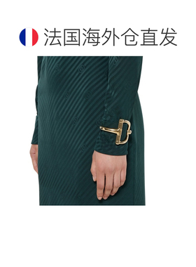 自营欧洲直邮GUCCI古驰 黄铜金色半马衔扣手镯男女通用配饰