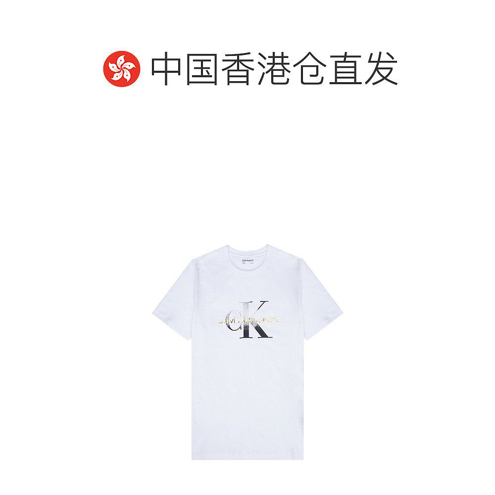 香港直邮calvin klein徽标短袖t恤 天猫国际探物欧洲T恤
