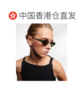 香港直邮Gucci 古驰 女士 双G压纹猫眼太阳眼镜 black黑色 舒适时