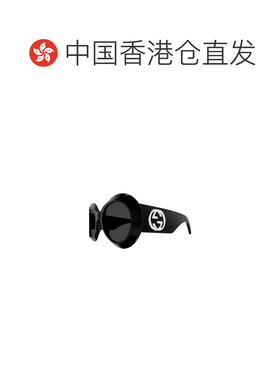 自营Gucci 圆框太阳镜 GG1647S古驰正品时尚百搭显脸小高级感配饰