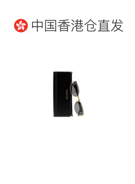 1h可退 香港直邮Gucci 古驰 女士 金色金属太阳眼镜 A000PJI3330