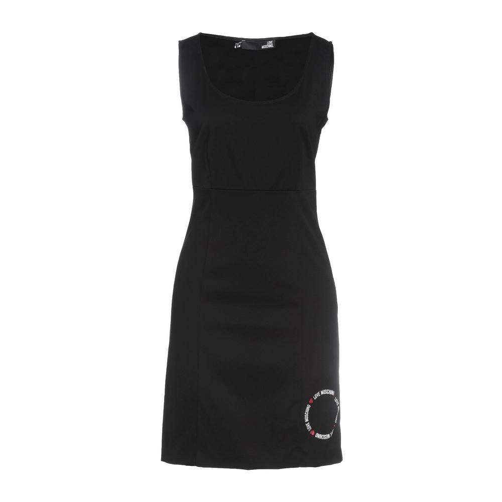 1h可退 香港直邮moschino 爱莫斯奇诺 女士 紧身连衣裙 black黑色,淘宝优惠券,粉丝福利购,淘宝优惠卷