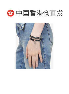 1h可退 香港直邮ALEXANDER MCQUEEN 26SS 骷髅头双圈手链 Women