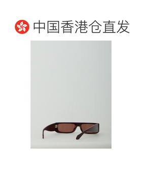 香港直邮ALAIA 女士太阳镜 AA4E7009S001300 AW2026 酒红色 Recta