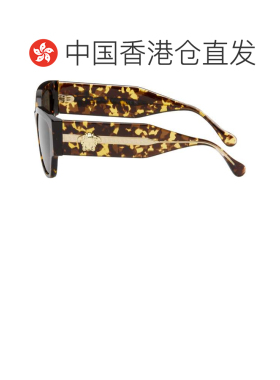 香港直邮versace 范思哲 女士 棕色玳瑁纹太阳镜 0VE4509U5514735