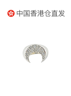 1h可退 香港直邮Marine Serre 月形戒指 UJW081ARMET0001配饰