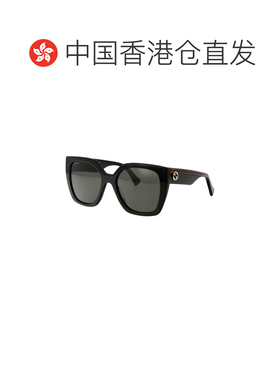 1h可退 香港直邮GUCCI 女士眼镜 GG1300S001 AW2025 黑色 GG1300S