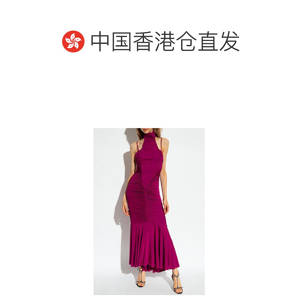 香港直邮Versace Jeans无袖连衣裙 75HAO924N0222-图1