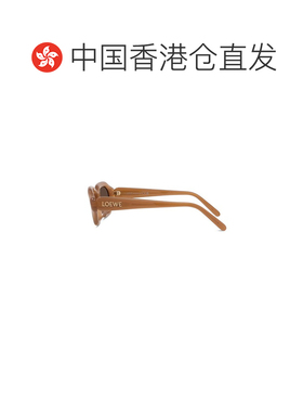 香港直邮LOEWE 女士眼镜 LW40157U50E AW2025 棕色 全框太阳镜