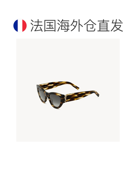 自营欧洲直邮YSL圣罗兰 SL M94女士火焰哈瓦那色/渐变灰色醋酸纤