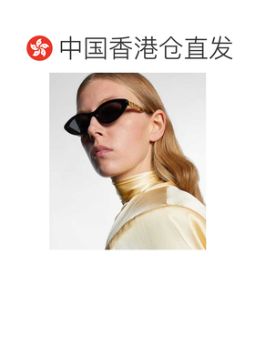 1h可退 香港直邮Fendi 芬迪 女士 graphy 猫眼太阳眼镜 black黑色