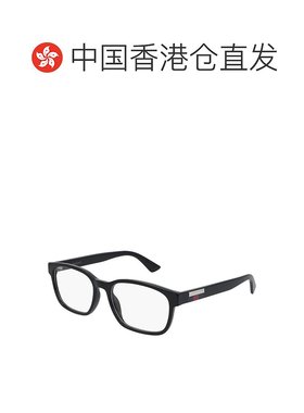 1h可退 香港直邮Gucci 古驰 男士 方框眼镜 GG0749O black黑色 舒