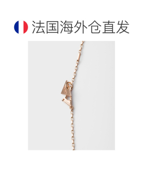 自营欧洲直邮Prada普拉达 Eternal Gold系列玫瑰金黄金三角标识项
