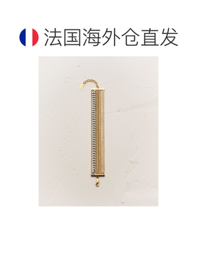 自营欧洲直邮YSL圣罗兰 女士黄金色/灰金色再生金七链手链
