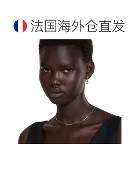自营欧洲直邮GUCCI古驰 Horsebit女士18K金钻石项链吊坠玫瑰金